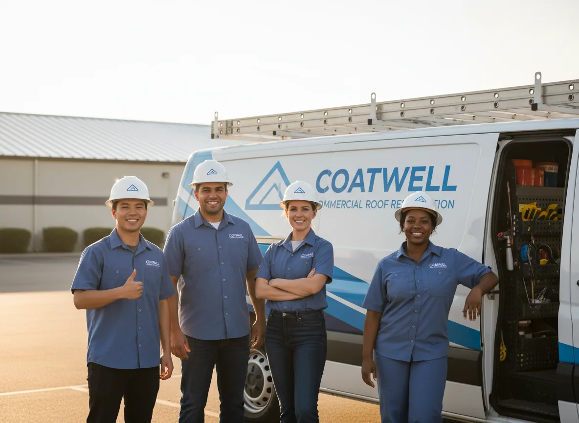 Commercial roof coating company in Silver Lake, MN